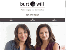Tablet Screenshot of burtplasticsurgery.com